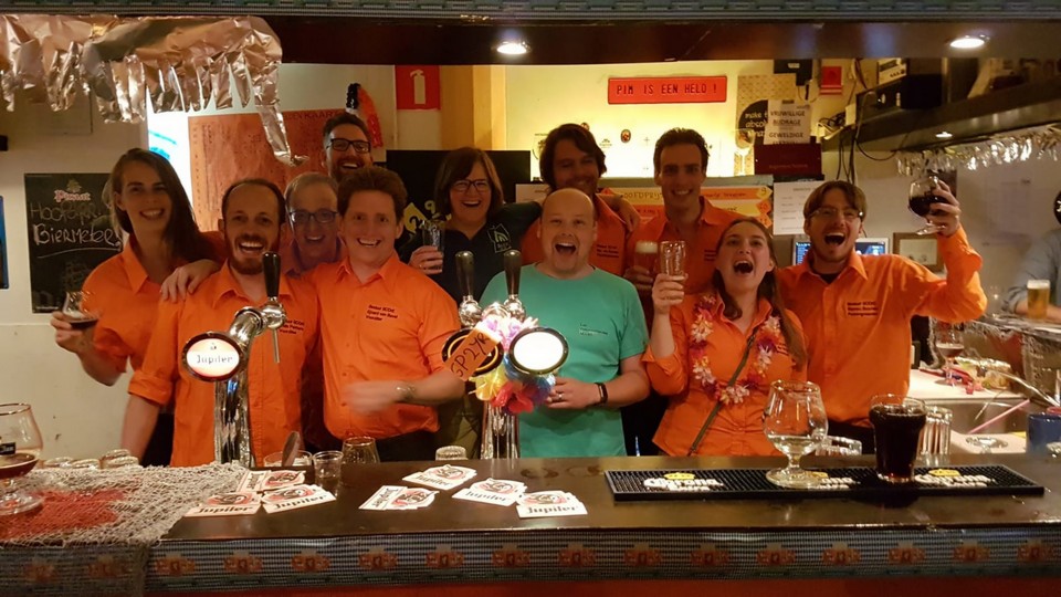 SCOrE bestuurders bij het 10-jarig lustrum in 2017
